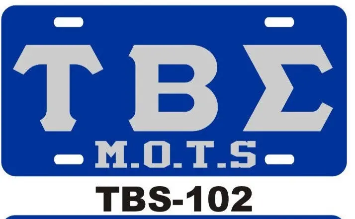 Tau Beta Sigma License Tag 2 1