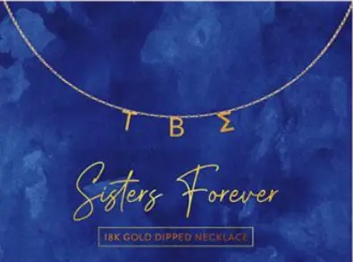 Tau Beta Sigma Name Necklace 1