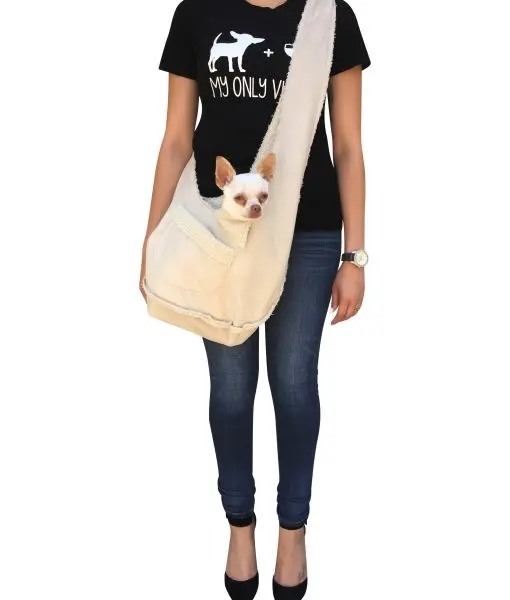 The Dog Squad | Boho Sling Bag In Sand 1