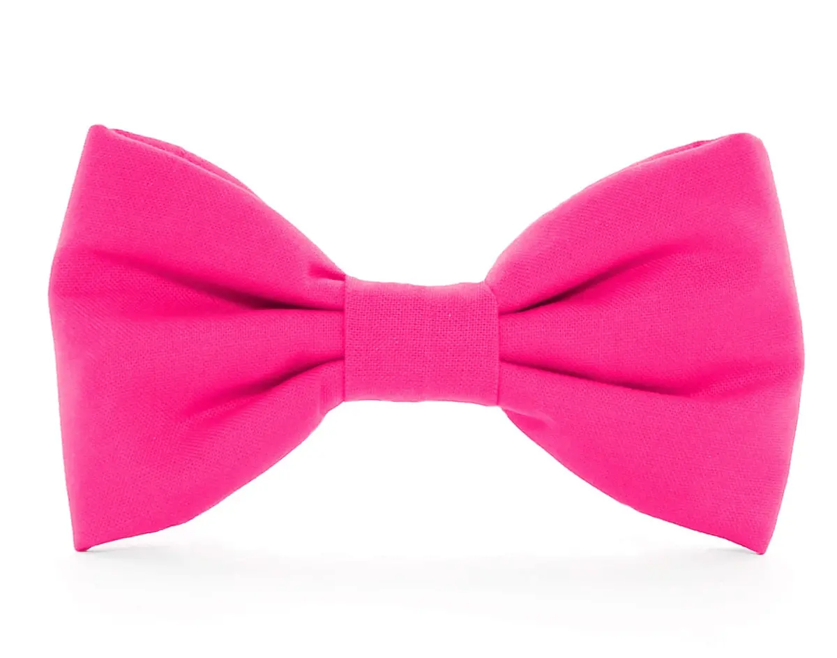 The Foggy Dog | Hot Pink Bow Tie 1