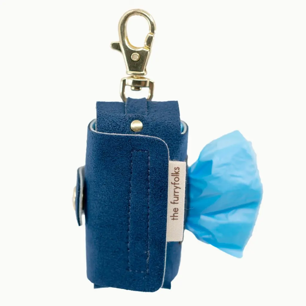 The Furryfolks | Daily Poop Bag Holder In Navy 1