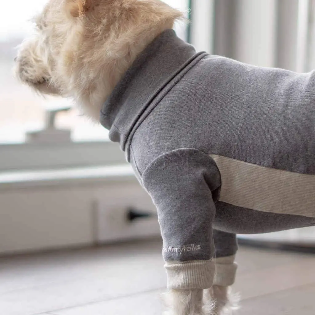The Furryfolks | High Neck Tee In Grey 2