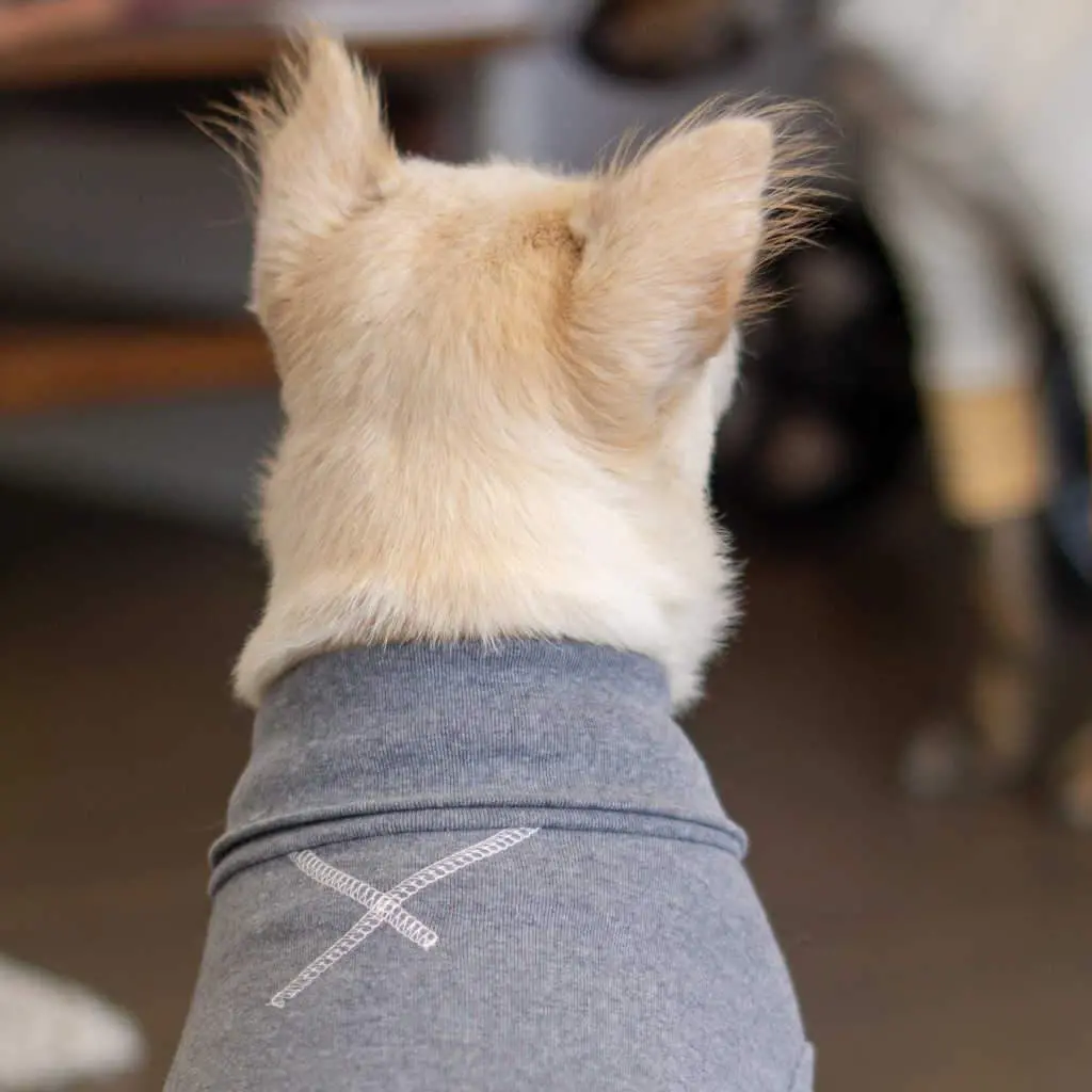 The Furryfolks | High Neck Tee In Grey 5