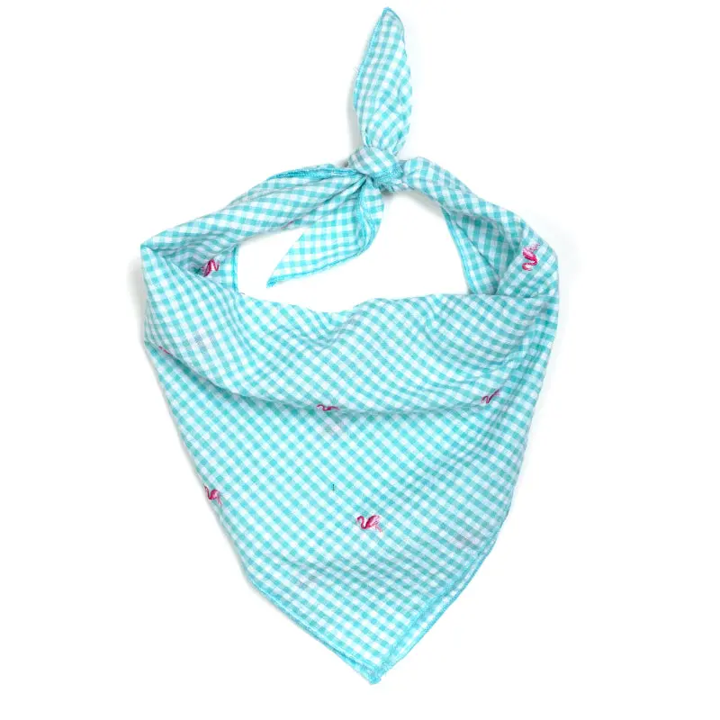 The Worthy Dog | Flamingo Bandana 1