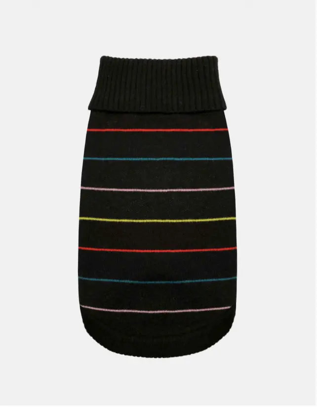 Tiny Wolf | Stripe Dog Sweater 1