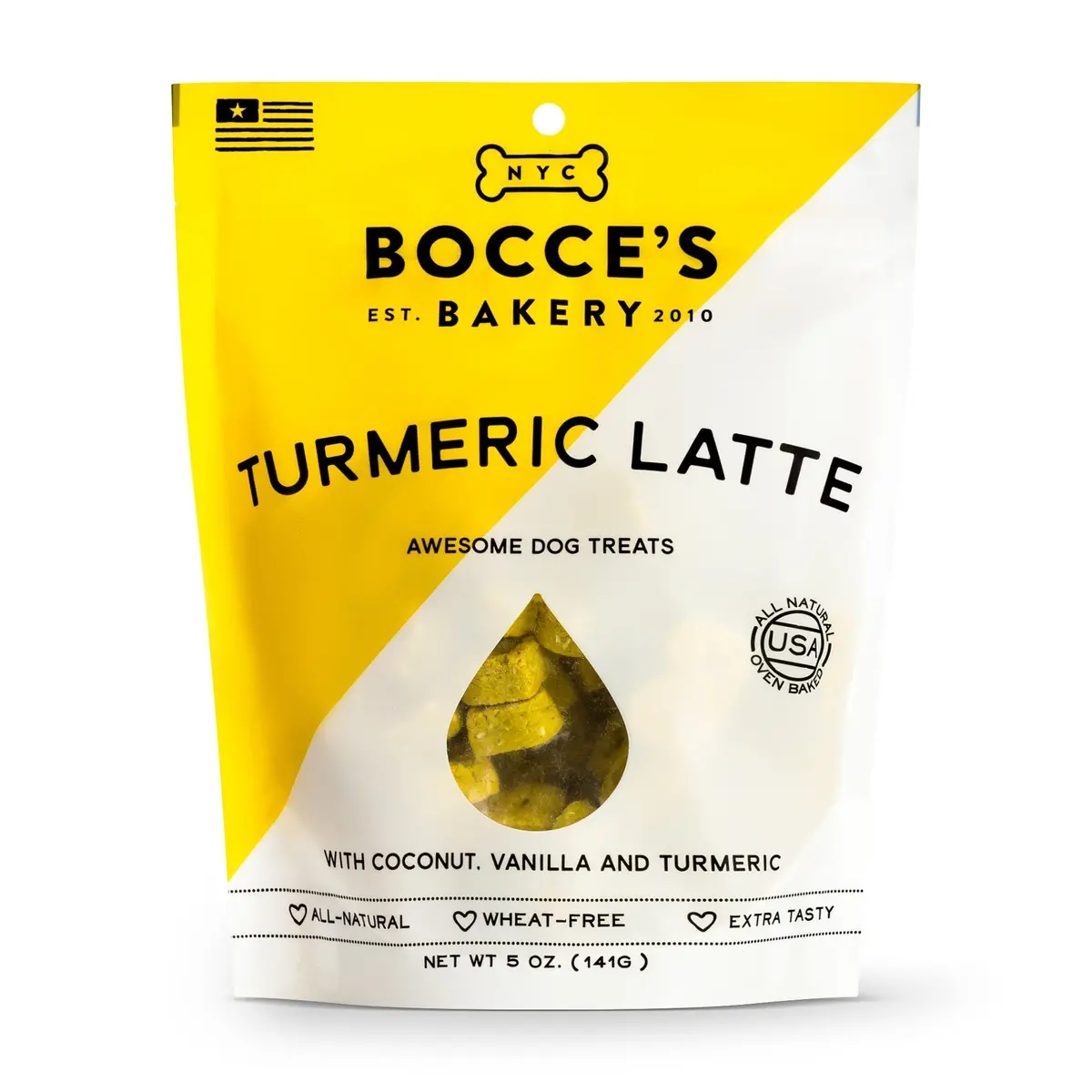 Bocce's Bakery | Turmeric Latte Dog Treats 1