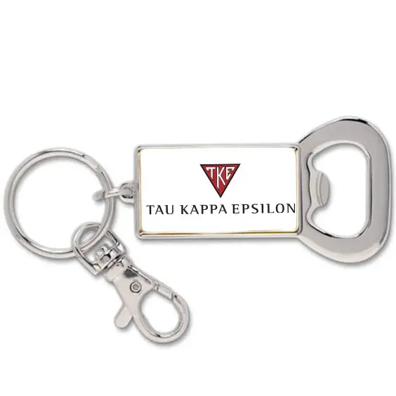 Tau Kappa Epsilon Keychain With Flat Bottle Opener 1