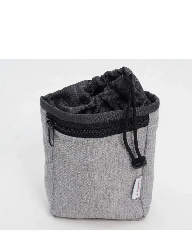Drawstring Snack Bag In Grey Or Tan<Br>(Final Sale) 2