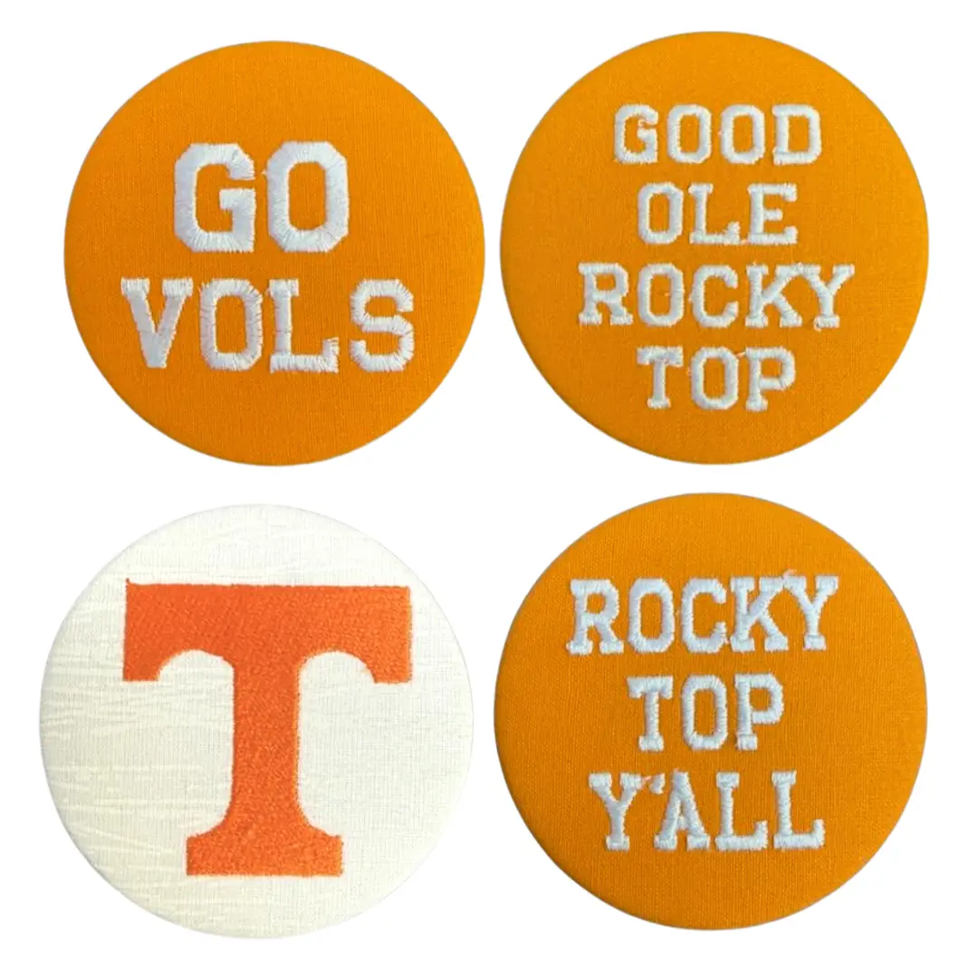 University Of Tennessee Game Day Embroidered Button 1