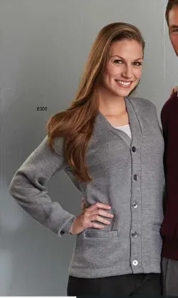 A+ Unisex Solid Colored Custom Cardigan 1
