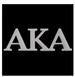 Alpha Kappa Alpha Greek Letter Lapel Pin 1