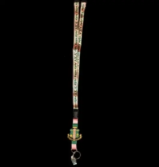 Alpha Kappa Alpha Lanyard With Shield 1