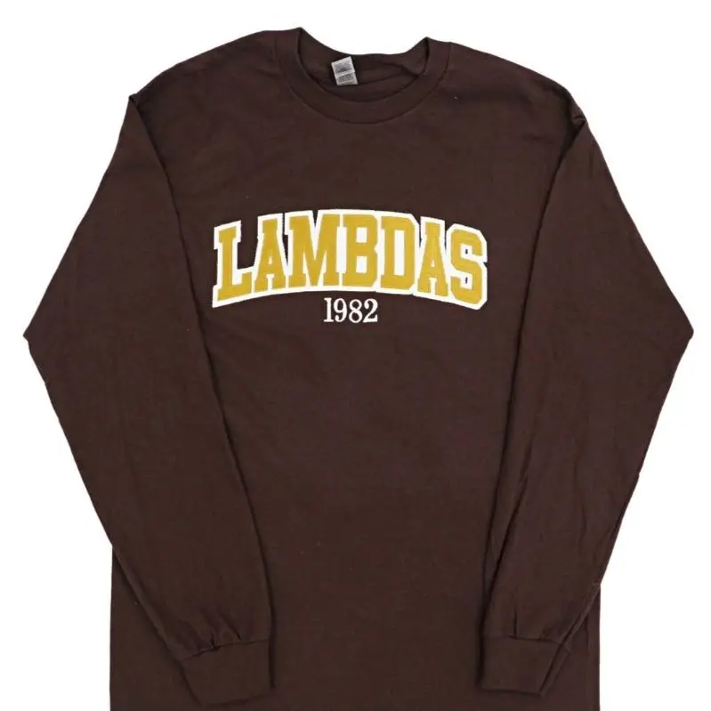 Lambda Upsilon Lambda Brown "Lambdas" Long Sleeve 1