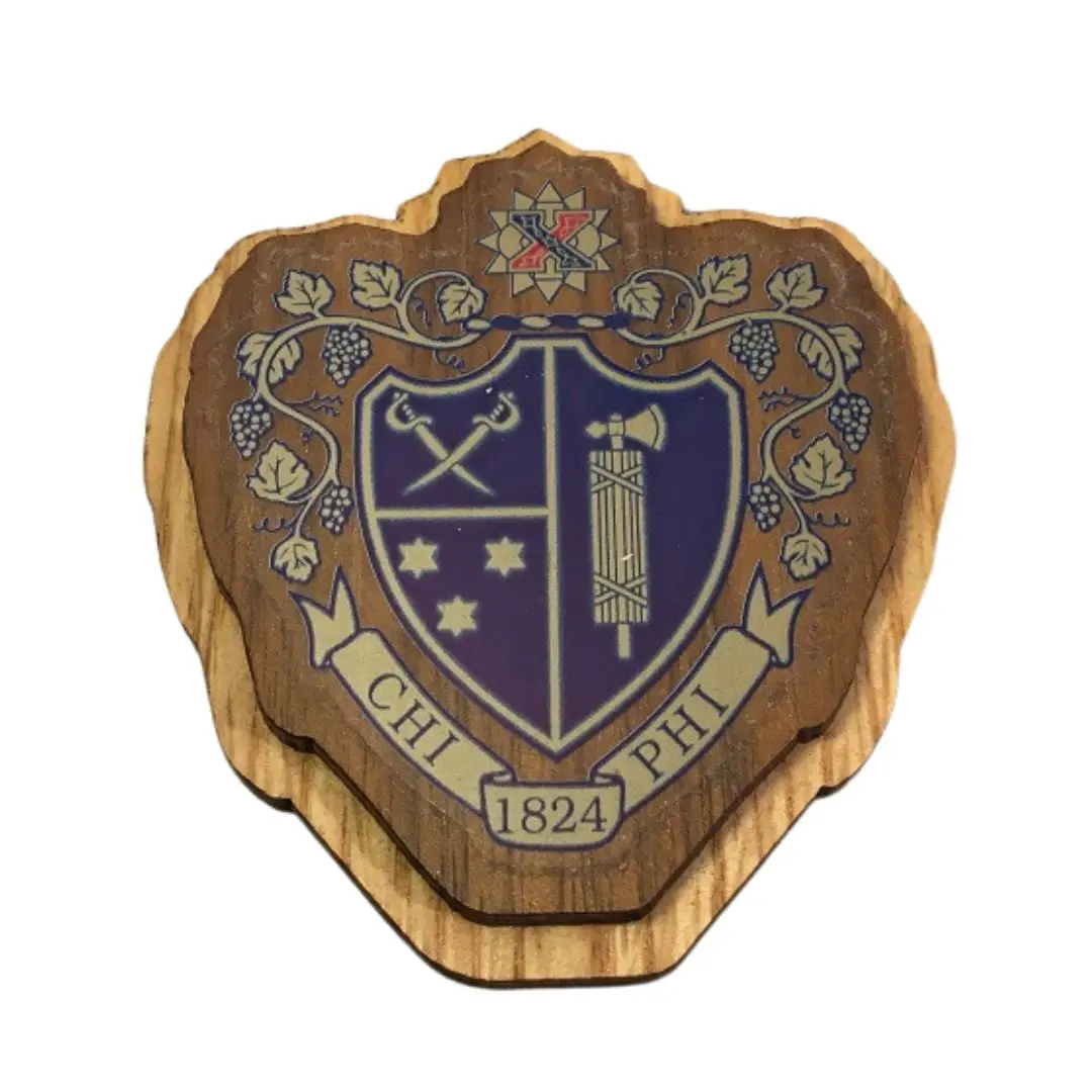 Chi Phi Large Wood Crest 1