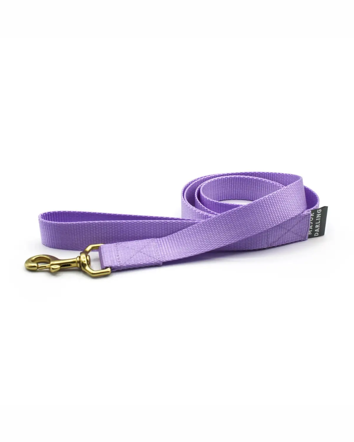 Basic Nylon Dog Leash In Lilac (Made In The Usa) 1