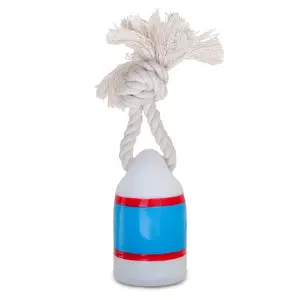 Waggo | Floats My Boat Buoy Dog Toy In Red And Blue 1