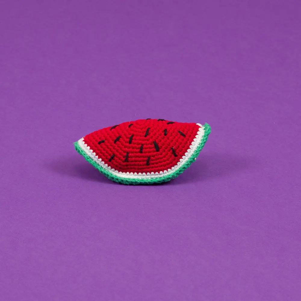 Ware Of The Dog | Hand Crochet Watermelon Toy 1