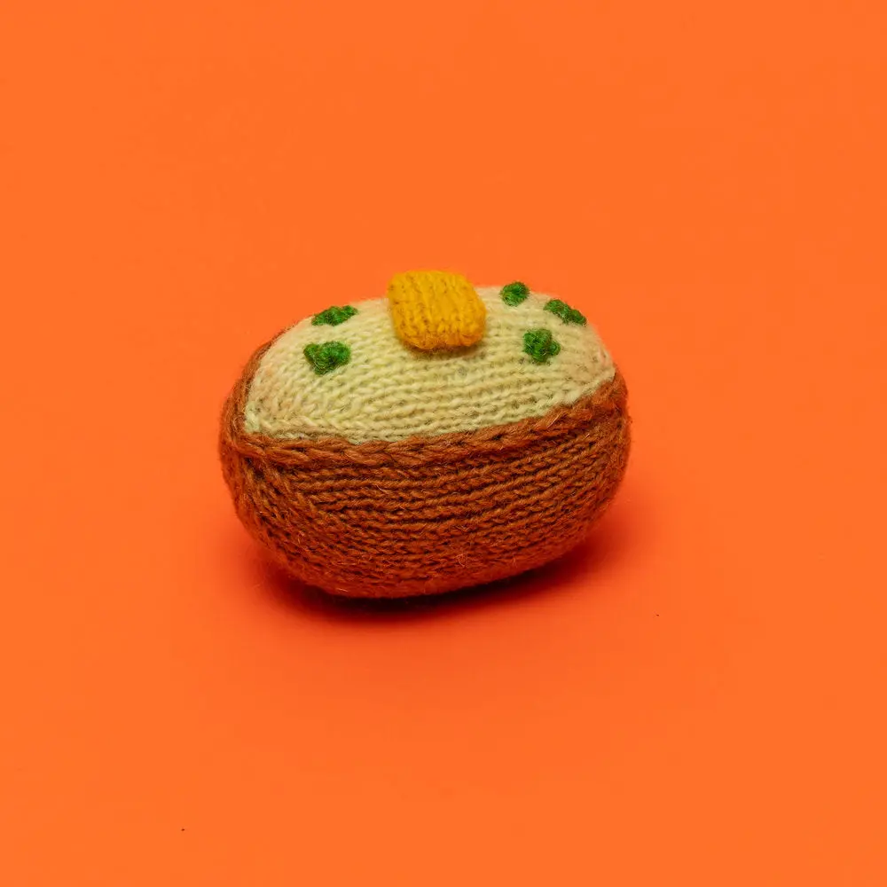 Ware Of The Dog | Cotton Crochet Baked Potato Toy 1