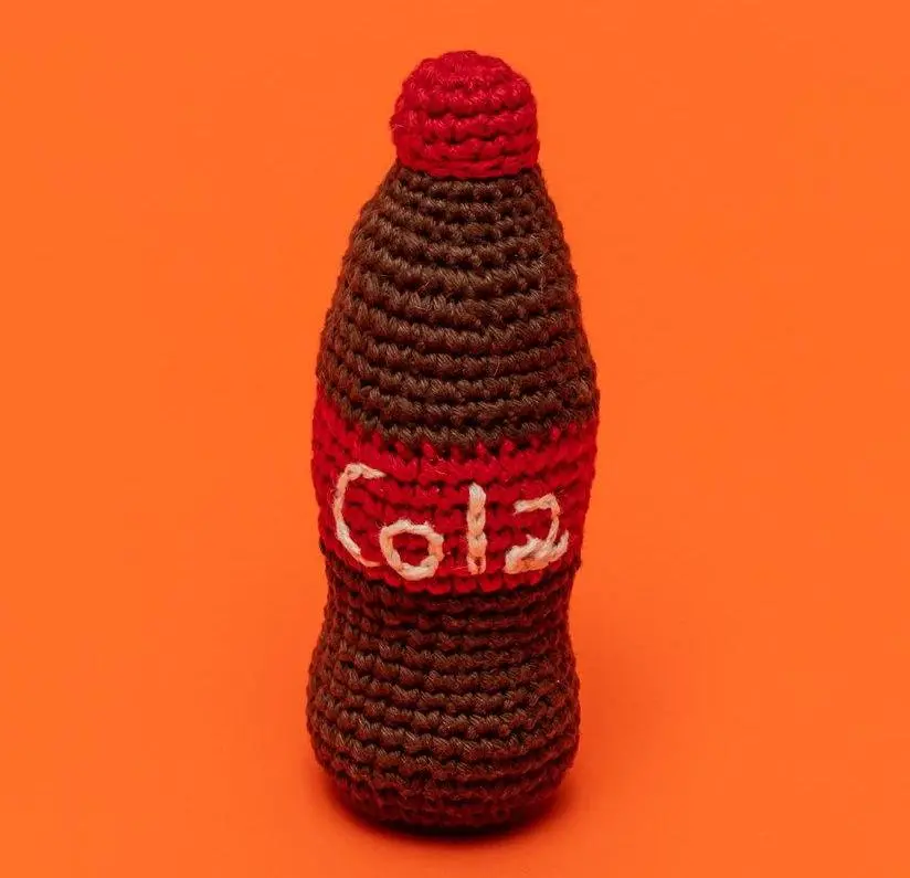 Ware Of The Dog | Cotton Crochet Cola Toy 1