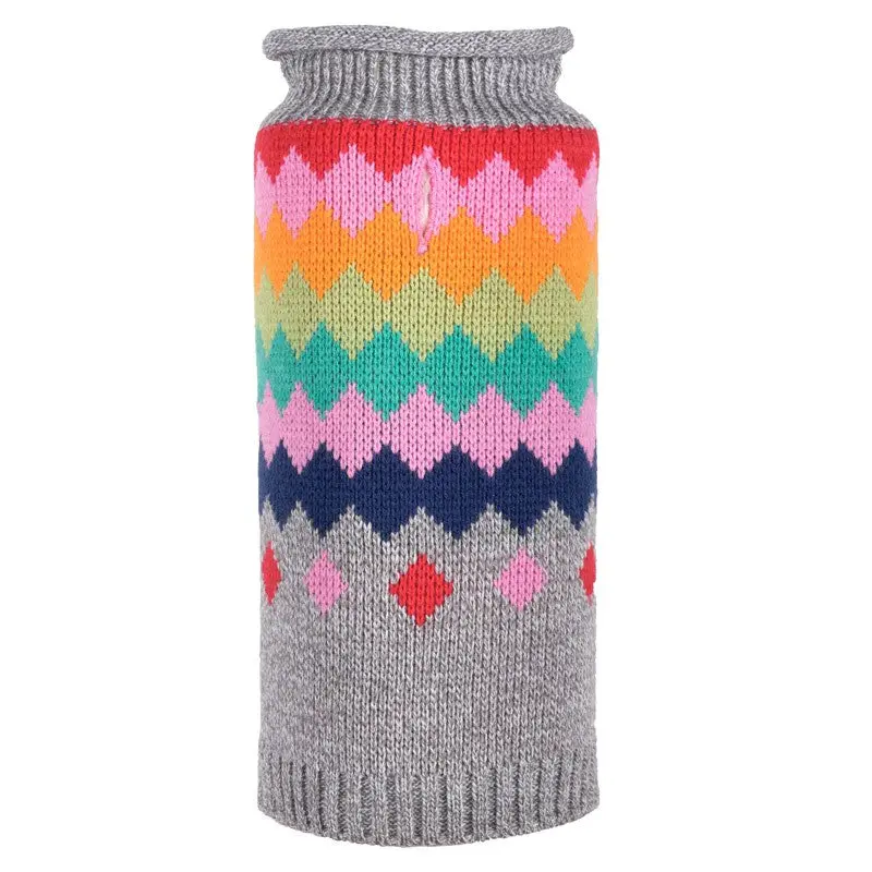 Worthy Dog | Argyle Fairisle Sweater 1