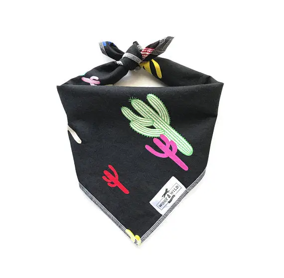 Woof & Wild | Pablo Cactus Dog Bandana 1