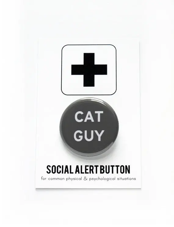 Word For Word | Cat Guy Button 1