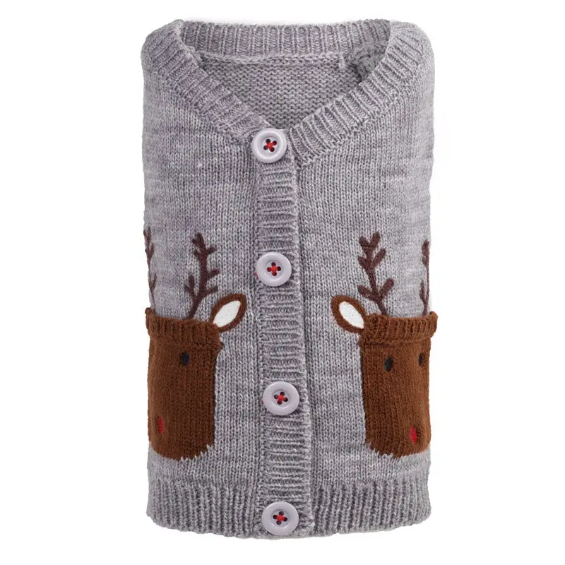 Worthy Dog | Reindeer Cardigan 1