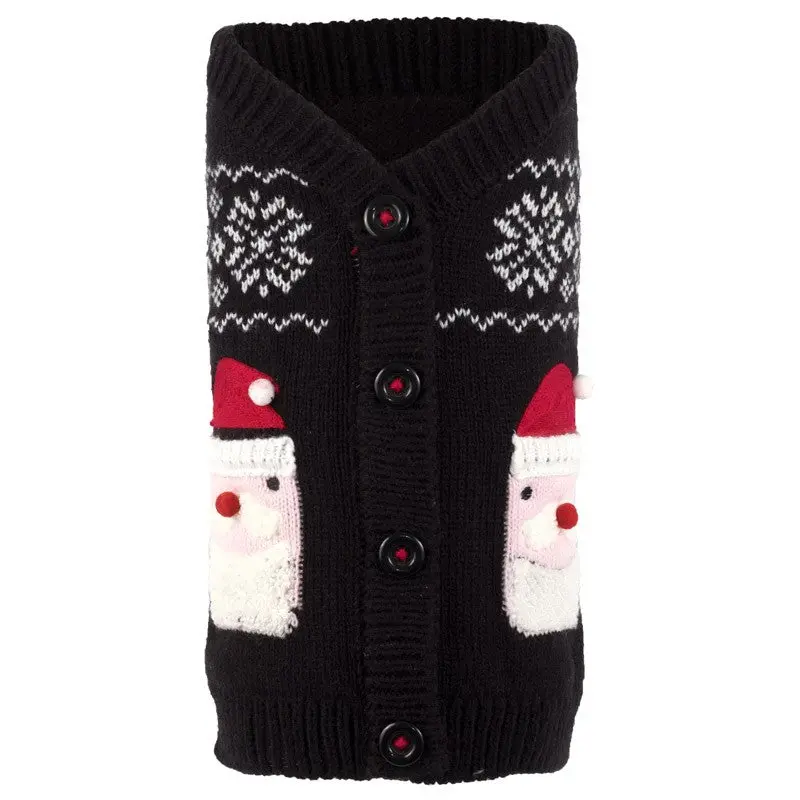 Worthy Dog | Santa Cardigan 1