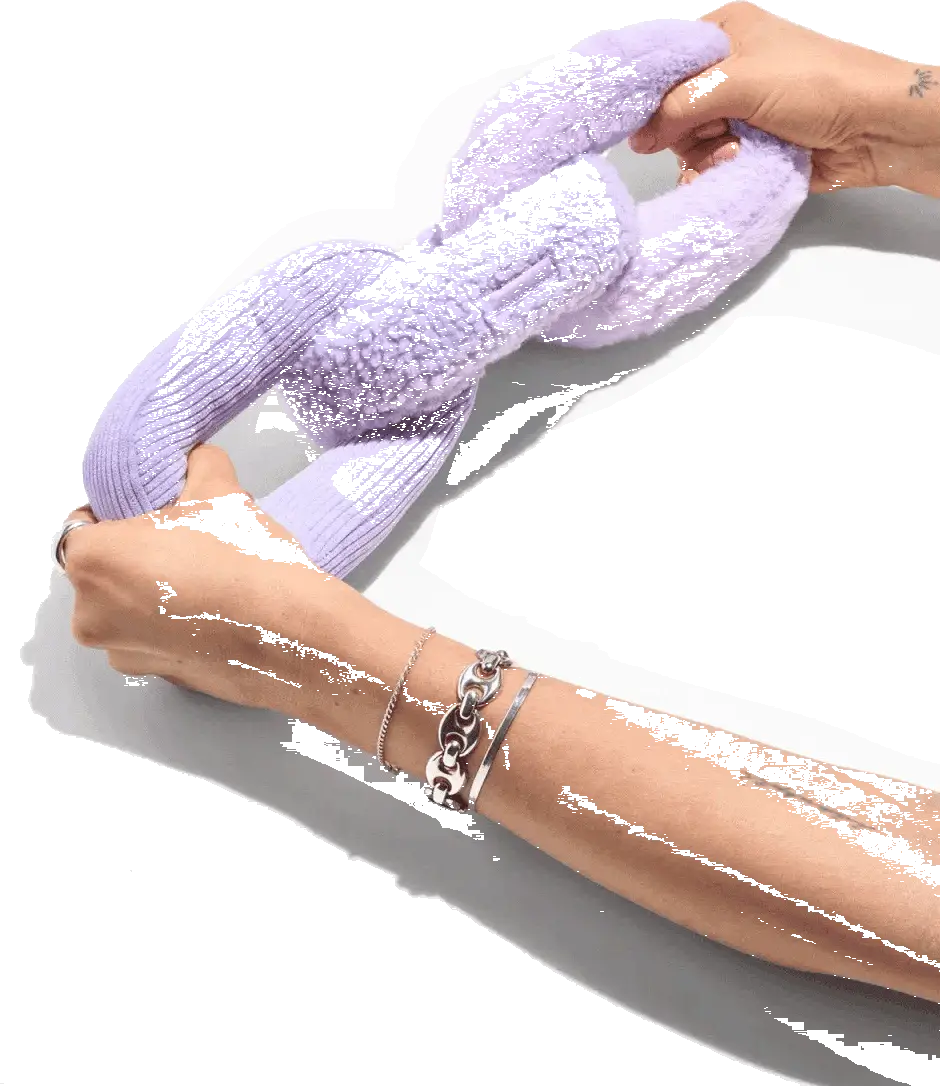 Chew Chain Squeaker Dog Tug Toy In Lilac 1