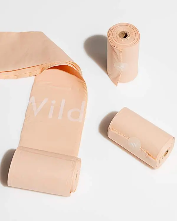 Eco-Friendly Dog Poop Bags In Tan 2