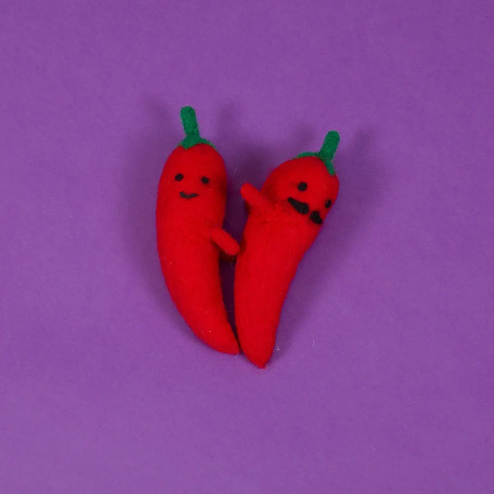 Ware Of The Dog | Wool Red Pepper Toy 1