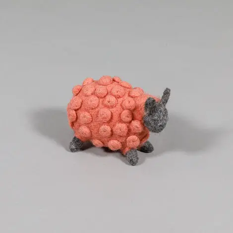 Ware Of The Dog | Boiled Wool Sheep Toy 1