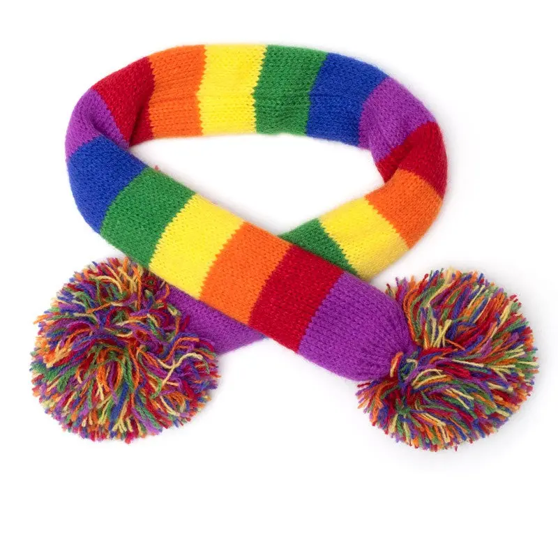 The Worthy Dog | Rainbow Scarf 1