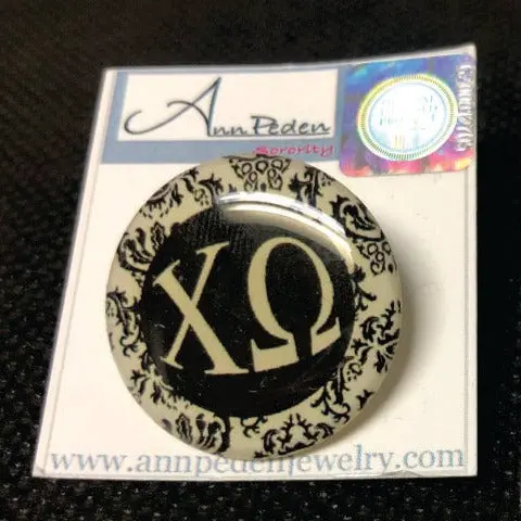 Chi Omega Sorority 1" Printed Button 1