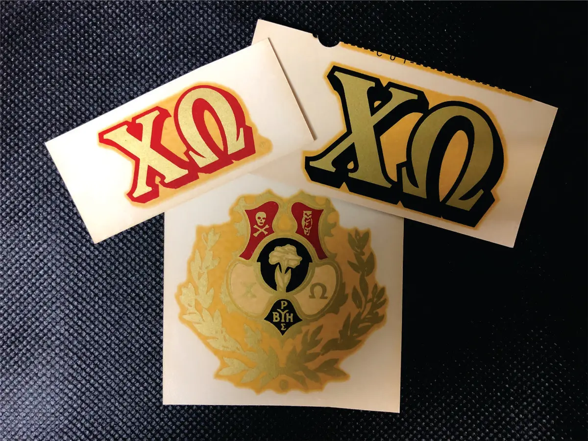Chi Omega Decals - Discontinued 1