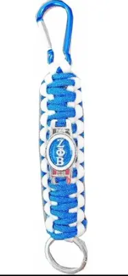 Zeta Phi Beta Woven Paracord Keychain 1