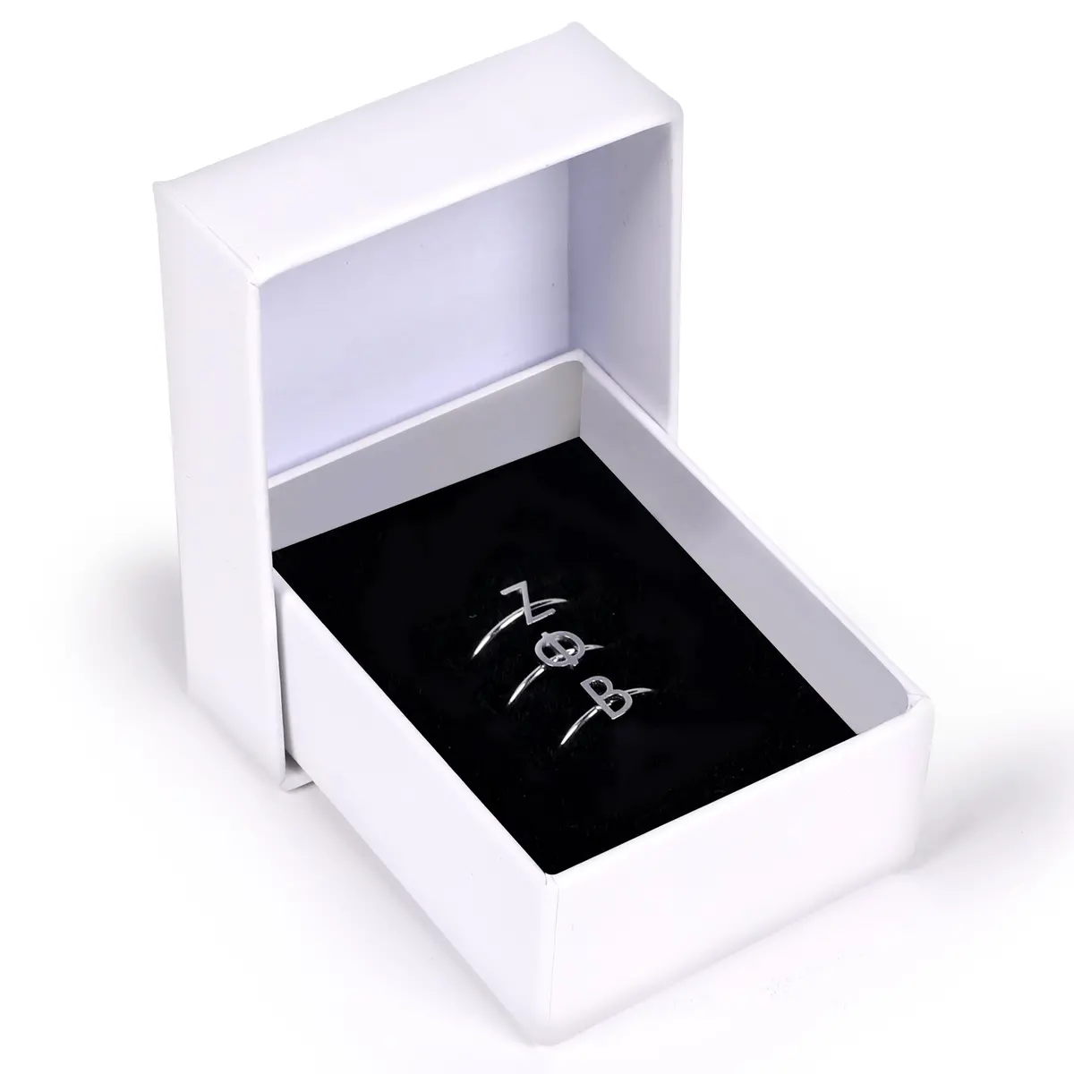 Zeta Phi Beta Stacked Rings 1