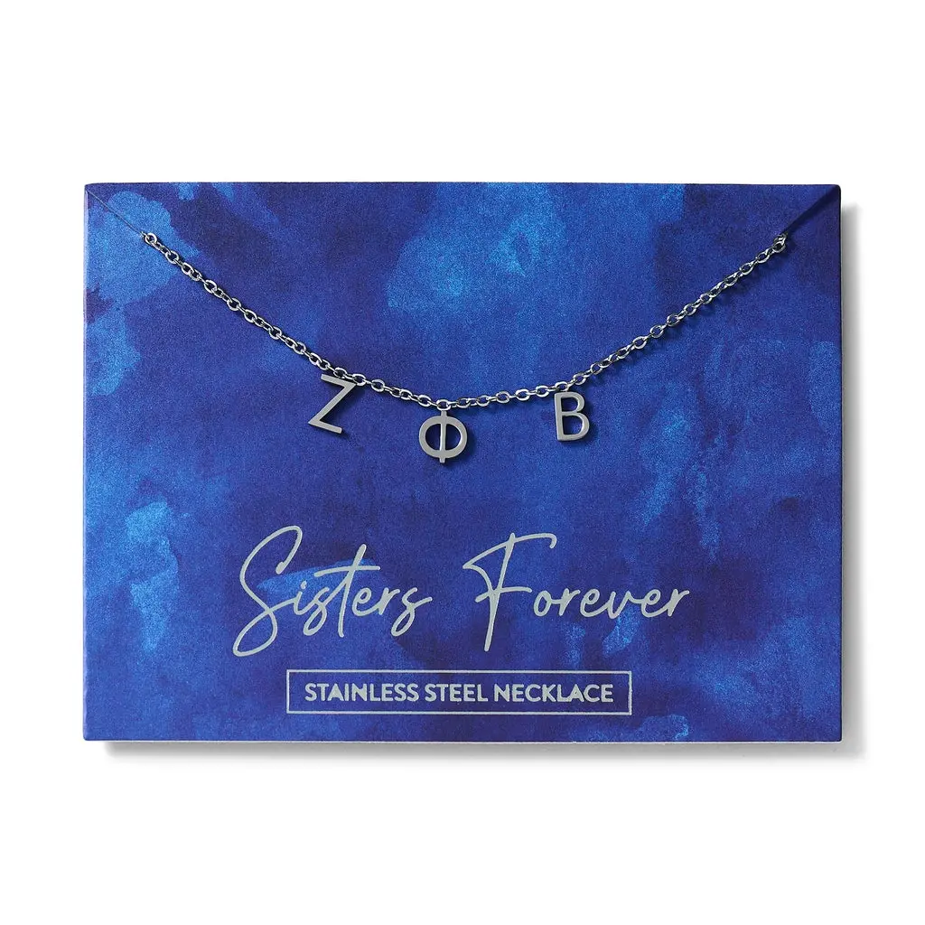 Zeta Phi Beta Name Necklace 1