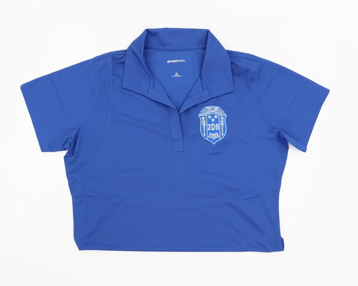 Zeta Phi Beta Ladies Micropique Sport-Wick Polo 1