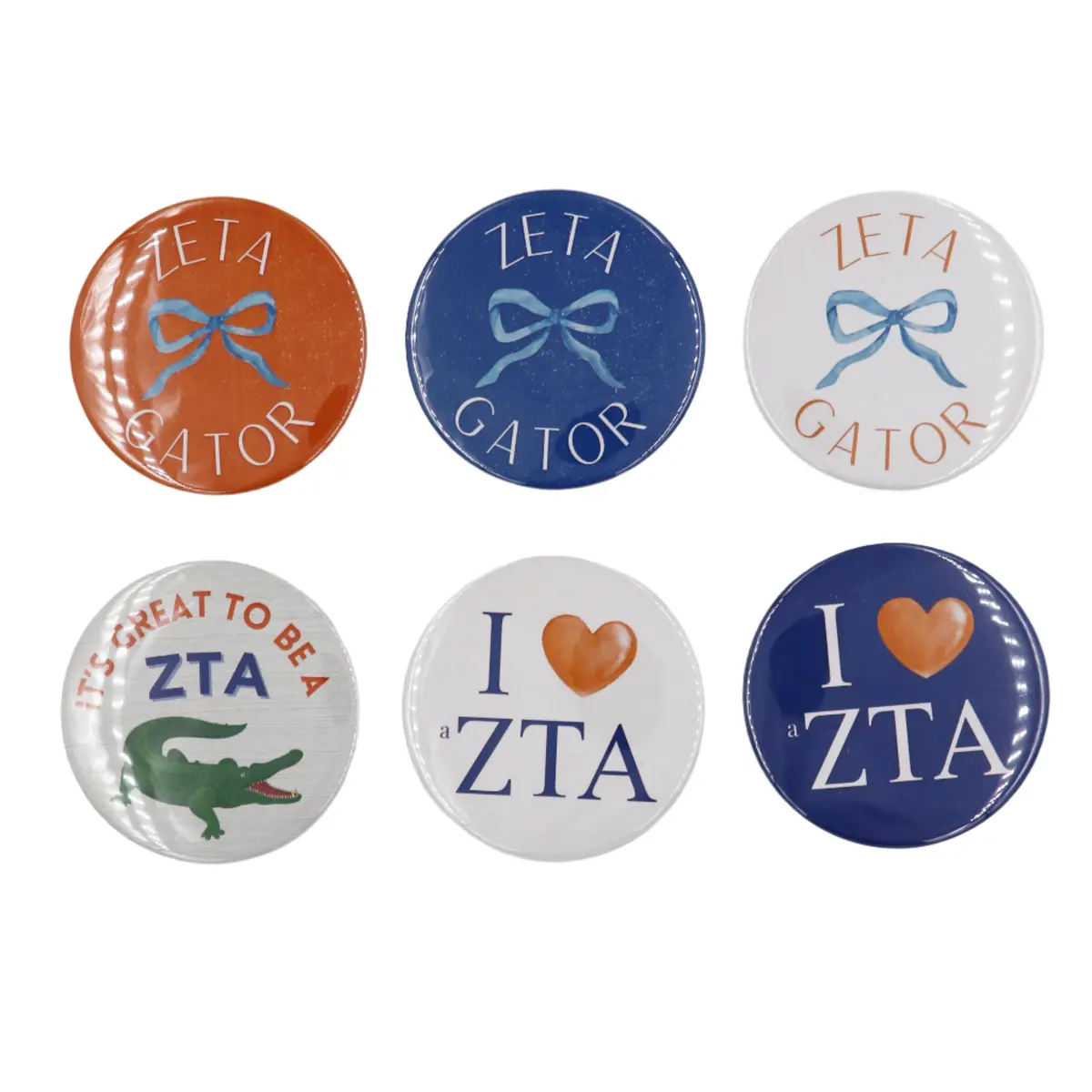 Zeta Tau Alpha 2025 Printed Buttons 1