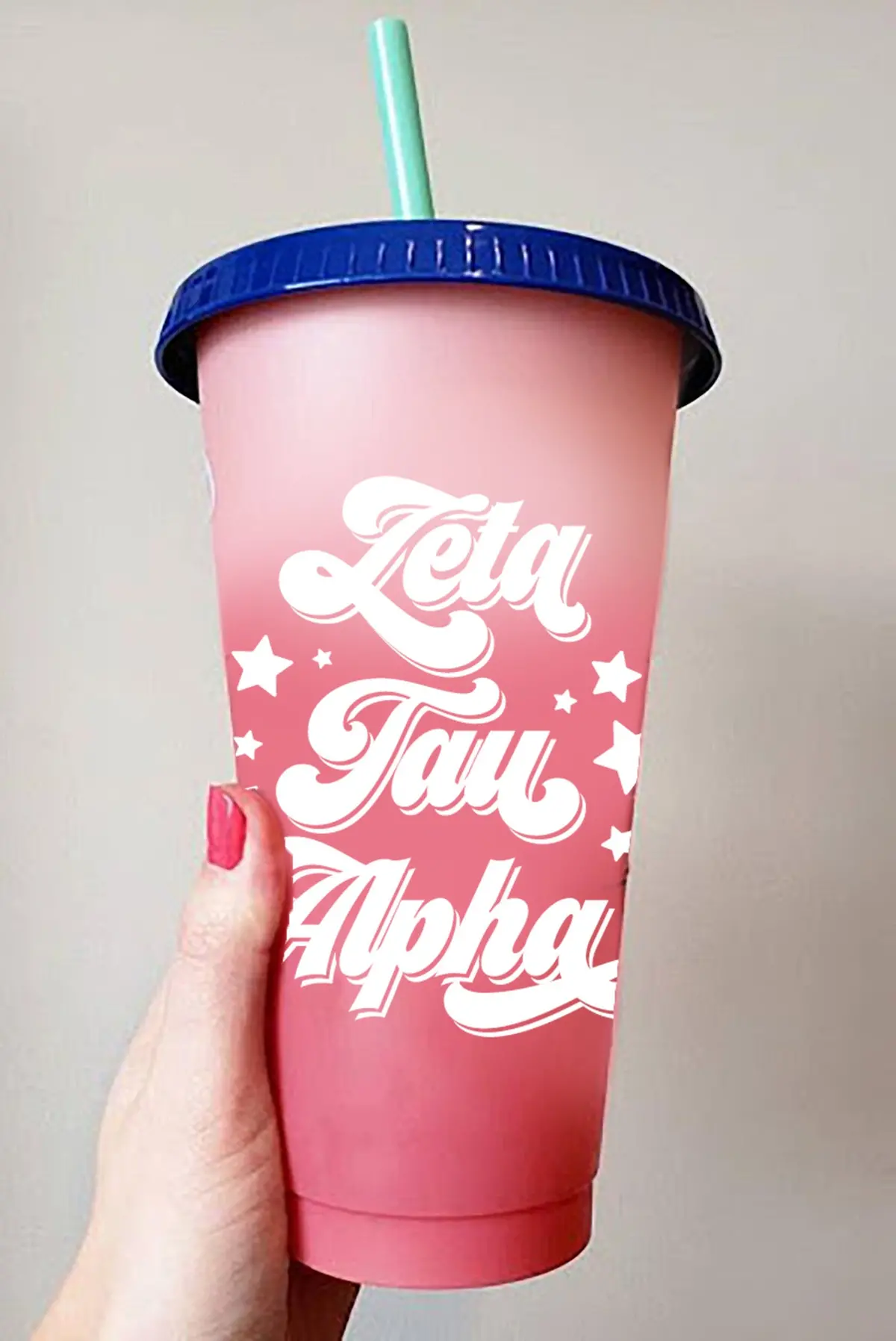Zeta Tau Alpha Color Changing Cup 1