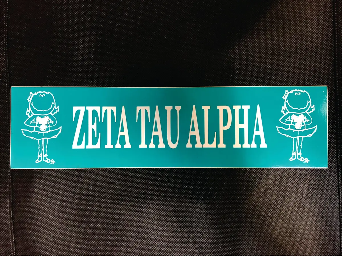 Zeta Tau Alpha Discontinued Bumper Sticker - Discontinued 1