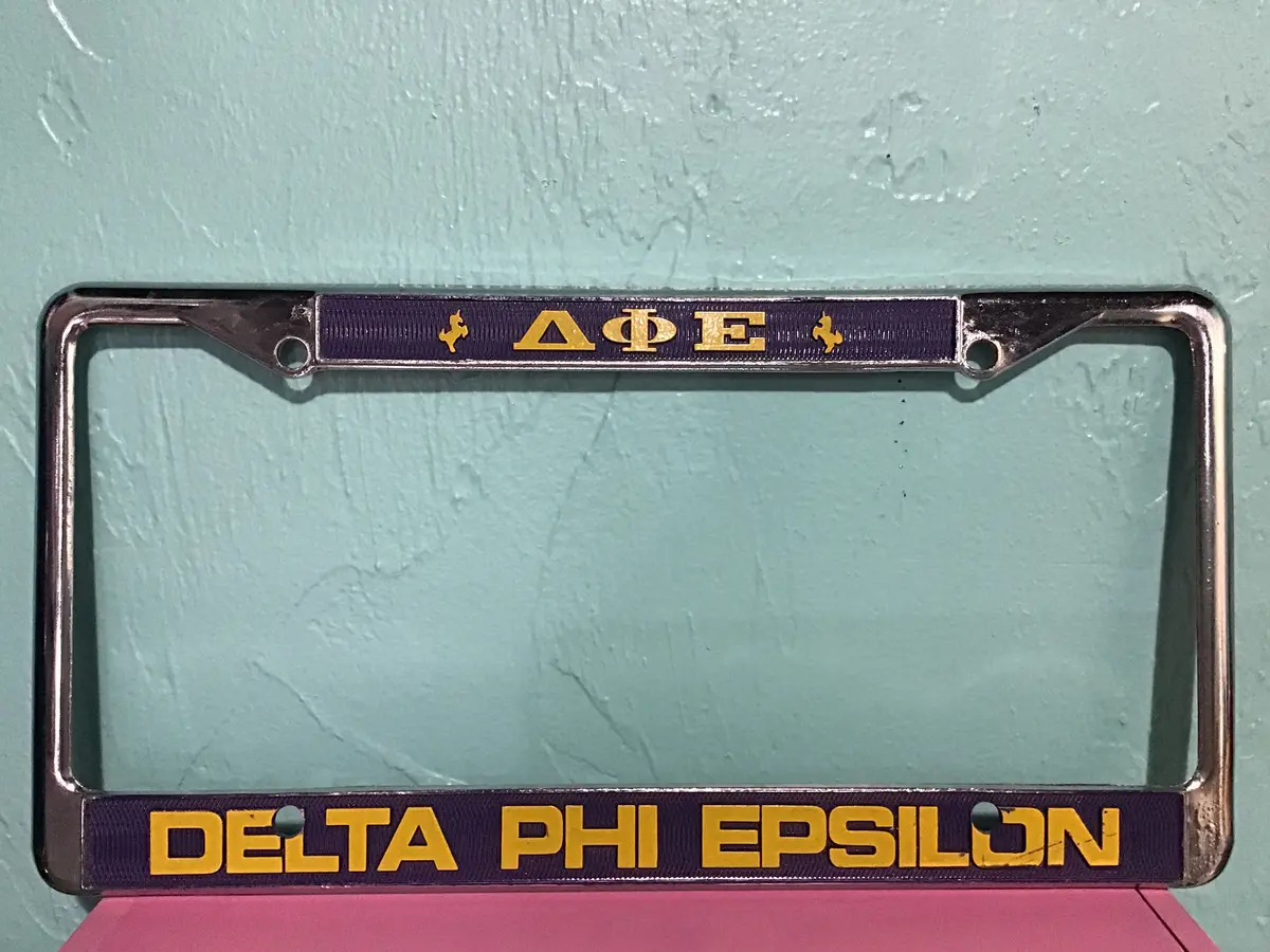 Delta Phi Epsilon Mascot License Frame 1
