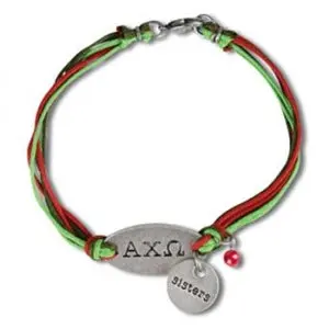 Alpha Chi Omega Sorority Bracelet 1