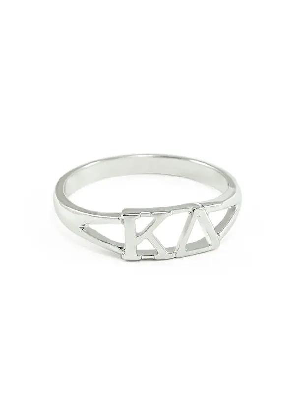 Kappa Delta Sterling Silver Ring 1