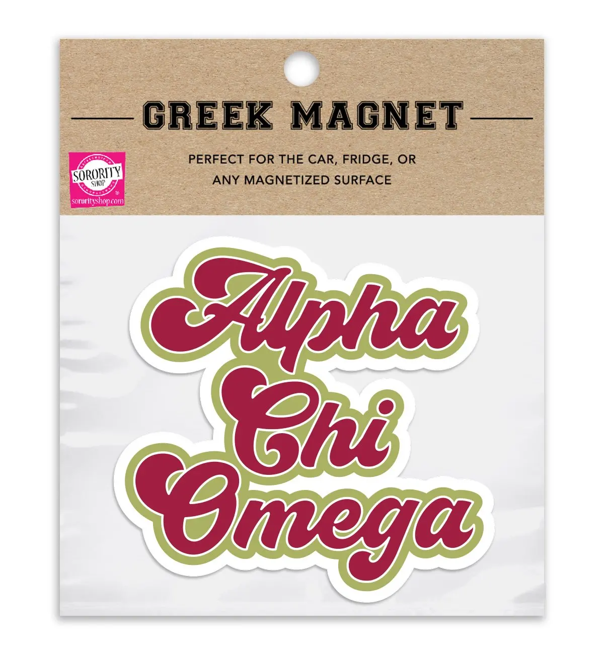Alpha Chi Omega Retro Magnet 1