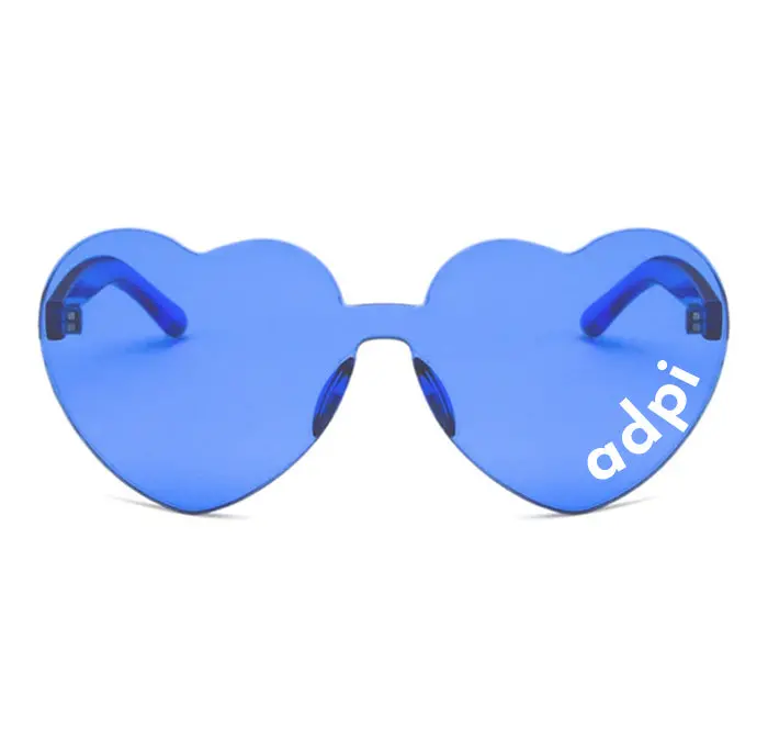Alpha Delta Pi Heart Shaped Sunglasses 1