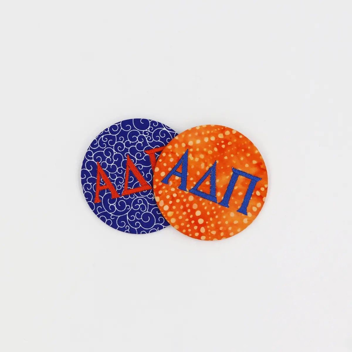 Alpha Delta Pi Game Day Embroidered Button 1