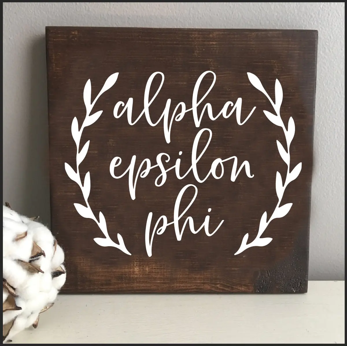 Alpha Epsilon Phi Wooden Sign 1
