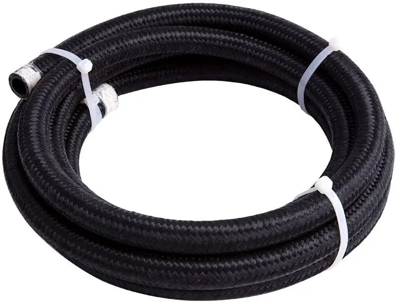 Earl'S Af450-10-1M Black Braided Hose – Lightweight -10An, 1-Meter Length 1